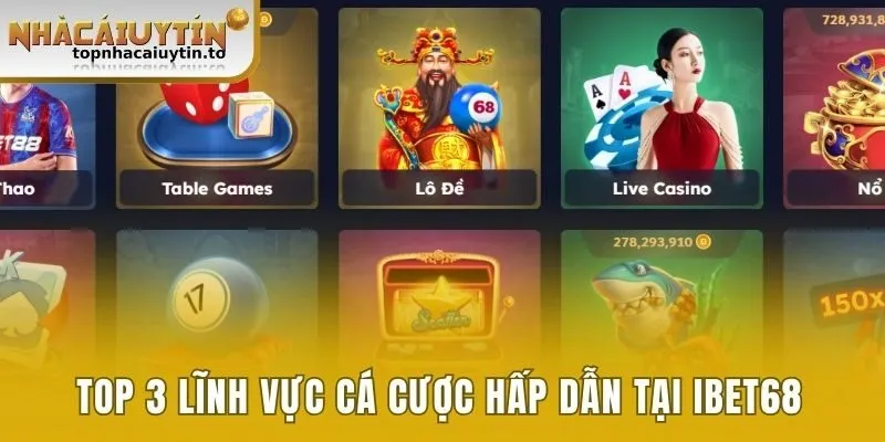 3 sảnh hấp dẫn trong nhà cái mà bạn nên thử