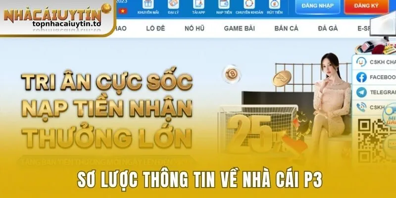 Sơ lược thông tin về nhà cái P3