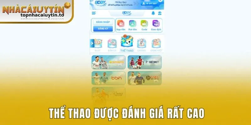 Thể thao được đánh giá rất cao