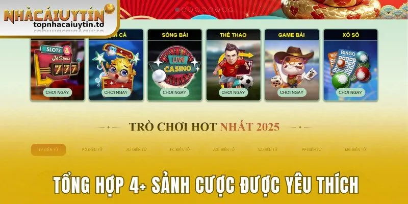 Tổng hợp 4+ sảnh cược được thành viên nhà cái yêu thích